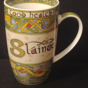 Clara Irish Weave Bone China Mug Slainte